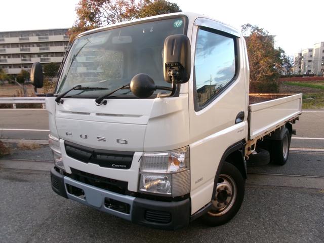 キャンター 　平ボディー　エアコン　パワステ　パワーウインドウ　エアバック　ＡＢＳ　ＥＴＣ　鉄板張り（4枚目）