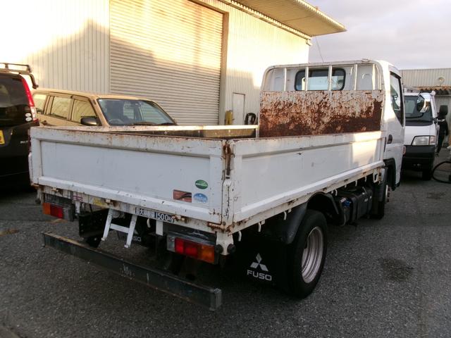 キャンター 　平ボディー　エアコン　パワステ　パワーウインドウ　エアバック　ＡＢＳ　ＥＴＣ　鉄板張り（5枚目）