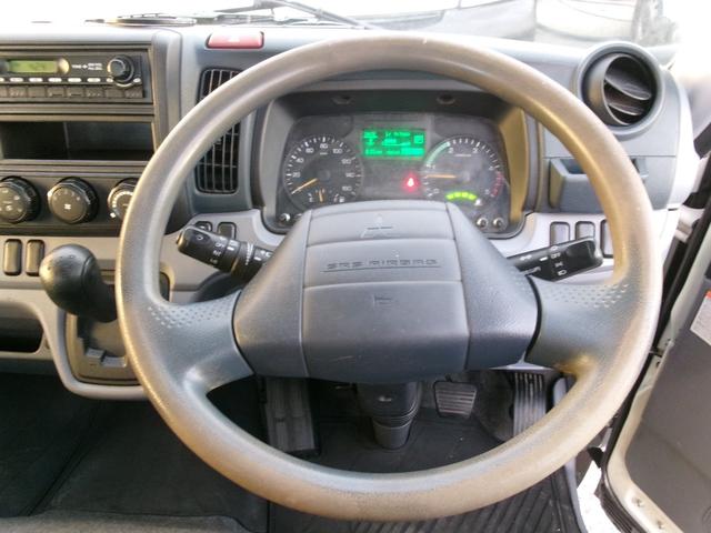 キャンター 　平ボディー　エアコン　パワステ　パワーウインドウ　エアバック　ＡＢＳ　ＥＴＣ　鉄板張り（9枚目）