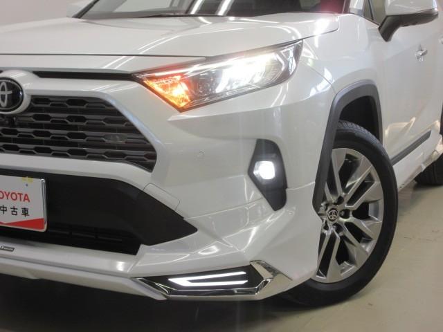 RAV4 G Zパッケージ サンルーフ 4WD フルセグ メモリーナビ バックカメラ 衝突被害軽減システム ETC ドラレコ LEDヘッドランプ フルエアロ(7枚目)