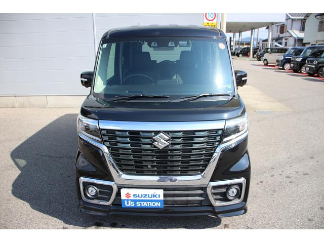 スペーシア カスタム HYBRID XSターボ 2型 全方位ナビ ETC ドライブレコーダー バックカメラ オートライト スライドドア 純正ナビ プッシュスタート シートヒーター オートエアコン 衝突被害軽減システム アイドリングストップ 横滑り防止機能 衝突安全ボディ(22枚目)