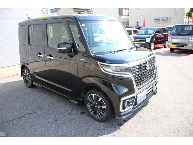 スペーシア カスタム HYBRID XSターボ 2型 全方位ナビ ETC ドライブレコーダー バックカメラ オートライト スライドドア 純正ナビ プッシュスタート シートヒーター オートエアコン 衝突被害軽減システム アイドリングストップ 横滑り防止機能 衝突安全ボディ(23枚目)