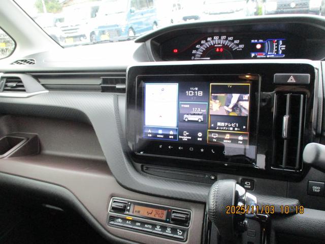 ソリオバンディット バンディット　ＨＹＢＲＩＤ　ＭＶ　２型　全方位モニターナビ　バックカメラ　オートライト　スライドドア　純正ナビ　プッシュスタート　シートヒーター　オートエアコン　衝突被害軽減システム　アイドリングストップ　横滑り防止機能　衝突安全ボディ（11枚目）