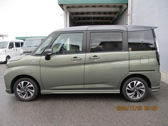 ソリオバンディット バンディット　ＨＹＢＲＩＤ　ＭＶ　２型　全方位モニターナビ　バックカメラ　オートライト　スライドドア　純正ナビ　プッシュスタート　シートヒーター　オートエアコン　衝突被害軽減システム　アイドリングストップ　横滑り防止機能　衝突安全ボディ（15枚目）