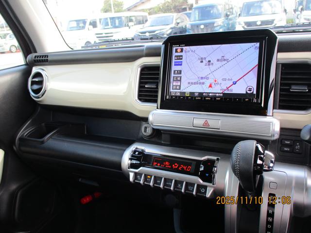 クロスビー HYBRID MZ 3型 全方位ナビ LEDヘッドライト バックカメラ オートライト 純正ナビ プッシュスタート シートヒーター オートエアコン 衝突被害軽減システム 横滑り防止機能 衝突安全ボディ(11枚目)