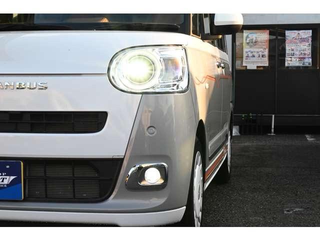 ムーヴキャンバス ストライプスGターボ グレイスデモカー ワンオーナー 禁煙 フルセグ ナビ Bluetooth 前後ドラレコ シートヒーター バックカメラ ETC2.0 スマートキー コーナーセンサー 両側電動スライド(20枚目)