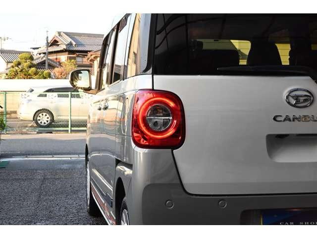 ムーヴキャンバス ストライプスGターボ グレイスデモカー ワンオーナー 禁煙 フルセグ ナビ Bluetooth 前後ドラレコ シートヒーター バックカメラ ETC2.0 スマートキー コーナーセンサー 両側電動スライド(22枚目)