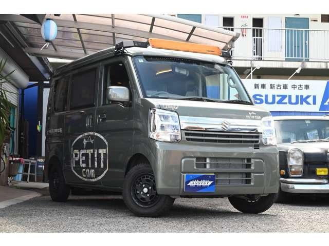 エブリイ ジョインターボ　ハイルーフ　ぷちキャンＷＡＧ　軽キャン　キャンピング　ＤＣクーラー　外部電源　展示車　後席モニター　ＡＣコンセント　フルセグＴＶ　ナビ　前後ドラレコ　バックカメラ　Ｂｌｕｅｔｏｏｔｈ　スマートキー（3枚目）