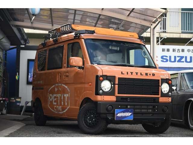 エブリイ ジョインターボ　ハイルーフ　ぷちキャンＰＡＷ×ＤＡＭＤリトルＤ　軽キャン　キャンピング　展示車　後席モニター　ＡＣコンセント　フルセグナビ　前後ドラレコ　ＥＴＣ２．０　バックカメラ　Ｂｌｕｅｔｏｏｔｈ　シートヒーター（3枚目）