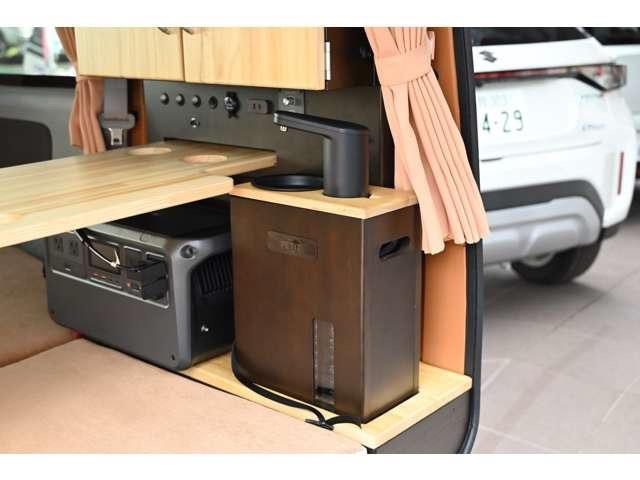 エブリイ ジョインターボ　ハイルーフ　ぷちキャンＰＡＷ×ＤＡＭＤリトルＤ　軽キャン　キャンピング　展示車　後席モニター　ＡＣコンセント　フルセグナビ　前後ドラレコ　ＥＴＣ２．０　バックカメラ　Ｂｌｕｅｔｏｏｔｈ　シートヒーター（35枚目）