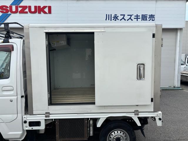ミニキャブトラック Ｇ　構造変更済・－５℃冷蔵冷凍車・片側スライドドア仕様・２ＷＤ・サーモキング製冷凍機・バックドア左右９０°ストッパー・スペアタイヤ・ＡＣ・ＰＳ・ＰＷ・ドアバイザー・ヘッドライトレベライザー（52枚目）