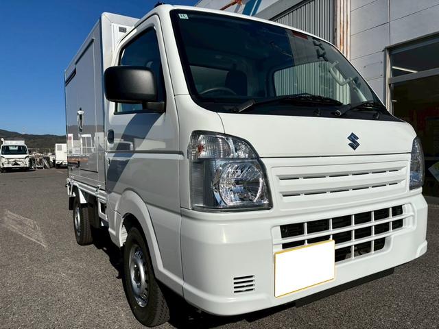 キャリイトラック 冷蔵冷凍車　冷蔵冷凍車・ー５度設定・スズキ純正架装・サーモキング製・１ＷＡＹ・両側スライドドア・４ＡＴ・４ＷＤ・樹脂製スノコ・デュアルカメラブレーキサポート・ＡＣ・ＰＳ・ＰＷ・集中ドアロック・キーレス・４枚リーフ（2枚目）