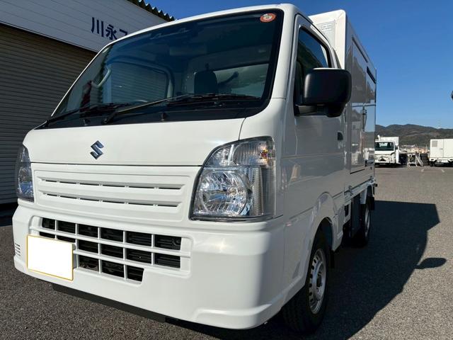 キャリイトラック 冷蔵冷凍車　冷蔵冷凍車・ー５度設定・スズキ純正架装・サーモキング製・１ＷＡＹ・両側スライドドア・４ＡＴ・４ＷＤ・樹脂製スノコ・デュアルカメラブレーキサポート・ＡＣ・ＰＳ・ＰＷ・集中ドアロック・キーレス・４枚リーフ（6枚目）