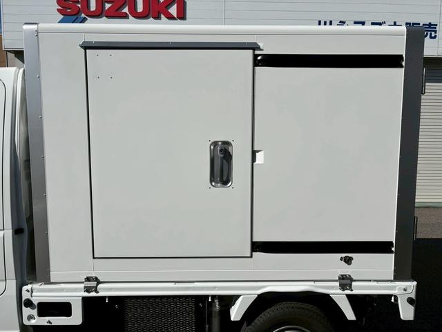 キャリイトラック 冷蔵冷凍車　冷蔵冷凍車・ー５度設定・スズキ純正架装・サーモキング製・１ＷＡＹ・両側スライドドア・４ＡＴ・４ＷＤ・樹脂製スノコ・デュアルカメラブレーキサポート・ＡＣ・ＰＳ・ＰＷ・集中ドアロック・キーレス・４枚リーフ（28枚目）