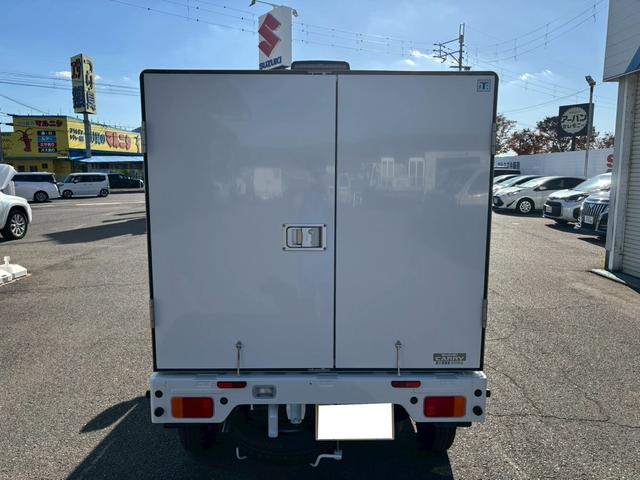 キャリイトラック 冷蔵冷凍車　冷蔵冷凍車・ー５度設定・スズキ純正架装・サーモキング製・１ＷＡＹ・両側スライドドア・４ＡＴ・４ＷＤ・樹脂製スノコ・デュアルカメラブレーキサポート・ＡＣ・ＰＳ・ＰＷ・集中ドアロック・キーレス・４枚リーフ（38枚目）