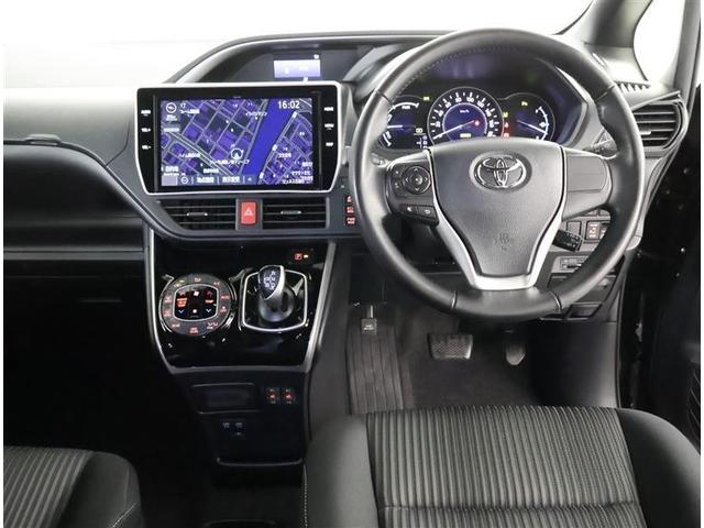 ヴォクシー ハイブリッドZS 煌II フルセグ メモリーナビ DVD再生 バックカメラ 衝突被害軽減システム ETC ドラレコ 両側電動スライド LEDヘッドランプ 乗車定員7人 3列シート ワンオーナー フルエアロ(4枚目)