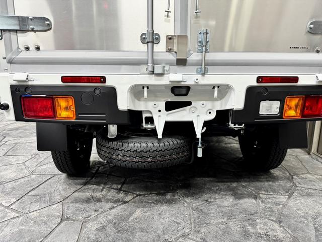 ハイゼットトラック スタンダード CVT・スマアシ・スマートキー・プッシュスタート・パワーウィンドウ・電動格納ミラー・ドラレコ・アルミパネル宅配仕様・幌付き・鍵付きハンドル・観音扉・カマチ脱着可能・アイドリングストップ・幌高2500(10枚目)