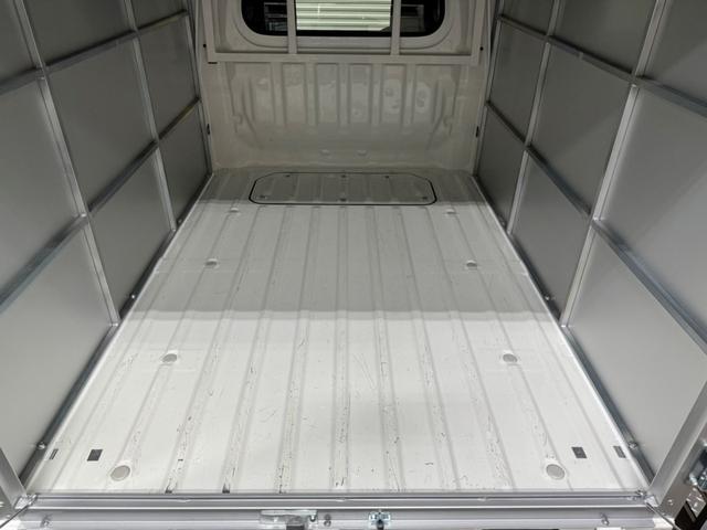 ハイゼットトラック スタンダード CVT・スマアシ・スマートキー・プッシュスタート・パワーウィンドウ・電動格納ミラー・ドラレコ・アルミパネル宅配仕様・幌付き・鍵付きハンドル・観音扉・カマチ脱着可能・アイドリングストップ・幌高2500(22枚目)