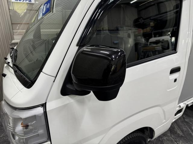 ハイゼットトラック スタンダード CVT・スマアシ・スマートキー・プッシュスタート・パワーウィンドウ・電動格納ミラー・ドラレコ・アルミパネル宅配仕様・幌付き・鍵付きハンドル・観音扉・カマチ脱着可能・アイドリングストップ・幌高2500(28枚目)