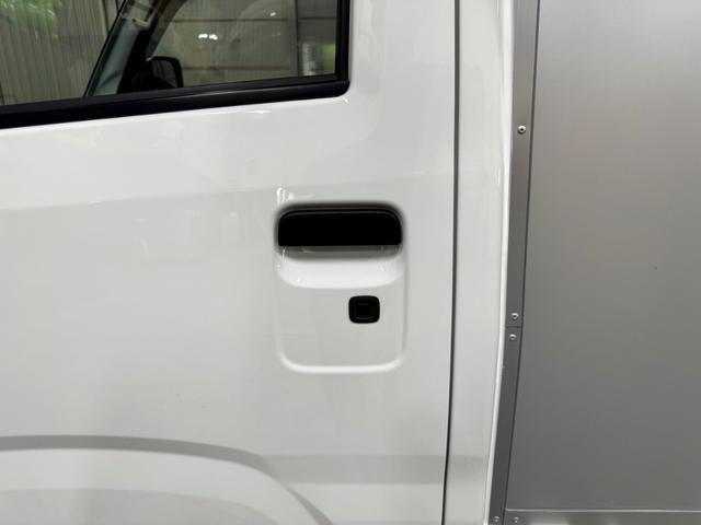 ハイゼットトラック スタンダード CVT・スマアシ・スマートキー・プッシュスタート・パワーウィンドウ・電動格納ミラー・ドラレコ・アルミパネル宅配仕様・幌付き・鍵付きハンドル・観音扉・カマチ脱着可能・アイドリングストップ・幌高2500(29枚目)