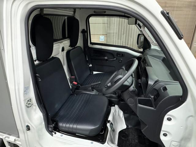 ハイゼットトラック スタンダード CVT・スマアシ・スマートキー・プッシュスタート・パワーウィンドウ・電動格納ミラー・ドラレコ・アルミパネル宅配仕様・幌付き・鍵付きハンドル・観音扉・カマチ脱着可能・アイドリングストップ・幌高2500(45枚目)