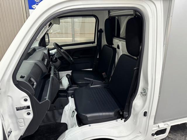 ハイゼットトラック スタンダード CVT・スマアシ・スマートキー・プッシュスタート・パワーウィンドウ・電動格納ミラー・ドラレコ・アルミパネル宅配仕様・幌付き・鍵付きハンドル・観音扉・カマチ脱着可能・アイドリングストップ・幌高2500(46枚目)