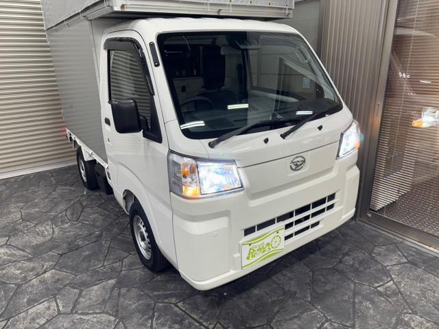 ハイゼットトラック スタンダード 5MT・スマアシ・エアコン・パワステ・フルセグ・ナビ・ETC・アルミパネル宅配仕様・幌付き・鍵付きハンドル・観音扉・カマチ脱着可能・幌高2500・LEDヘッドライト(14枚目)