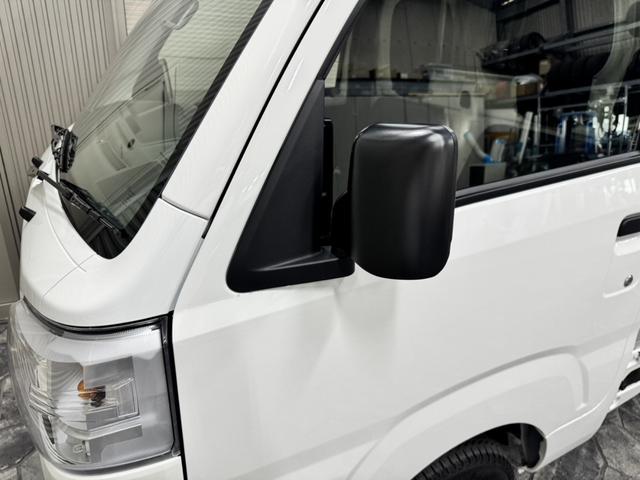 ハイゼットトラック スタンダード 5MT・スマアシ・エアコン・パワステ・フルセグ・ナビ・ETC・アルミパネル宅配仕様・幌付き・鍵付きハンドル・観音扉・カマチ脱着可能・幌高2500・LEDヘッドライト(27枚目)