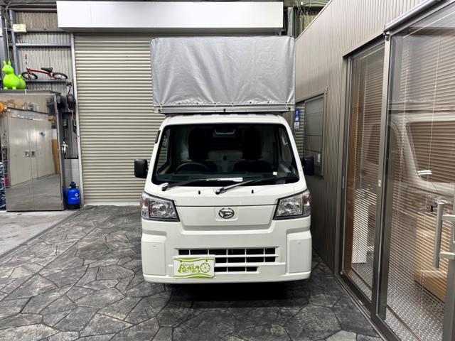 ハイゼットトラック スタンダード　ＣＶＴ・スマアシ・エアコン・パワステ・Ｗエアバック・アイドリングストップ・リアセンサー・カーテン幌仕様・幌高２５００（6枚目）