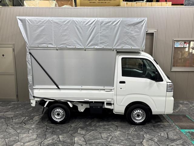 ハイゼットトラック スタンダード　ＣＶＴ・スマアシ・エアコン・パワステ・Ｗエアバック・アイドリングストップ・リアセンサー・カーテン幌仕様・幌高２５００（11枚目）
