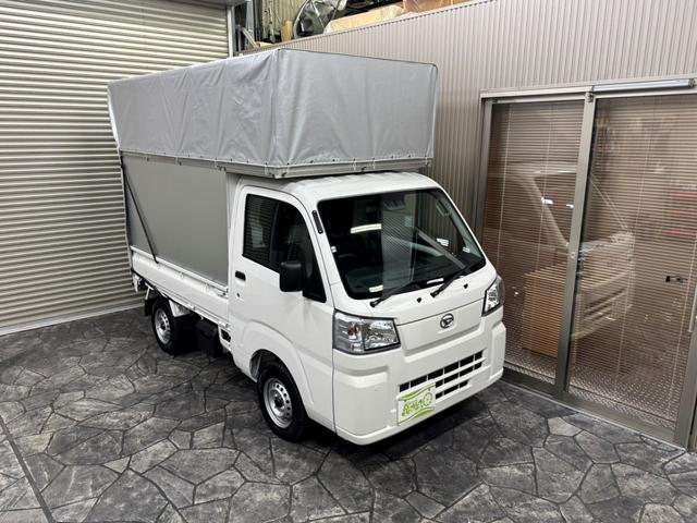 ハイゼットトラック スタンダード　ＣＶＴ・スマアシ・エアコン・パワステ・Ｗエアバック・アイドリングストップ・リアセンサー・カーテン幌仕様・幌高２５００（13枚目）