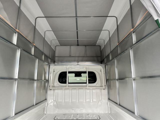 ハイゼットトラック スタンダード　ＣＶＴ・スマアシ・エアコン・パワステ・Ｗエアバック・アイドリングストップ・リアセンサー・カーテン幌仕様・幌高２５００（21枚目）