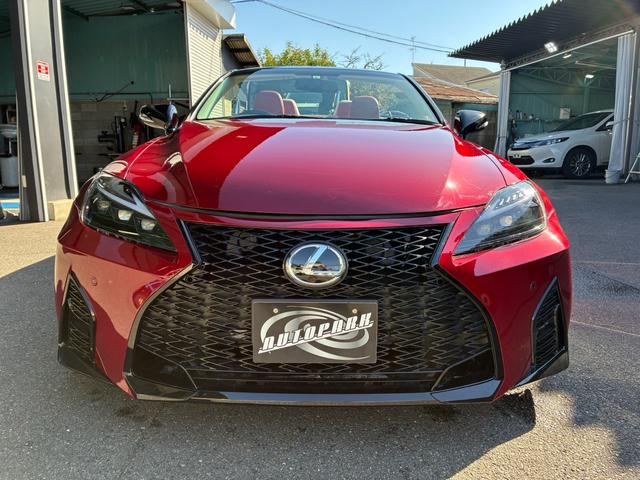 IS IS250C バージョンL 30Fスポーツ仕様3眼LEDヘッドライト 赤白コンビレザー 19AWローダウン 電動オープンルーフブラックアウト(8枚目)
