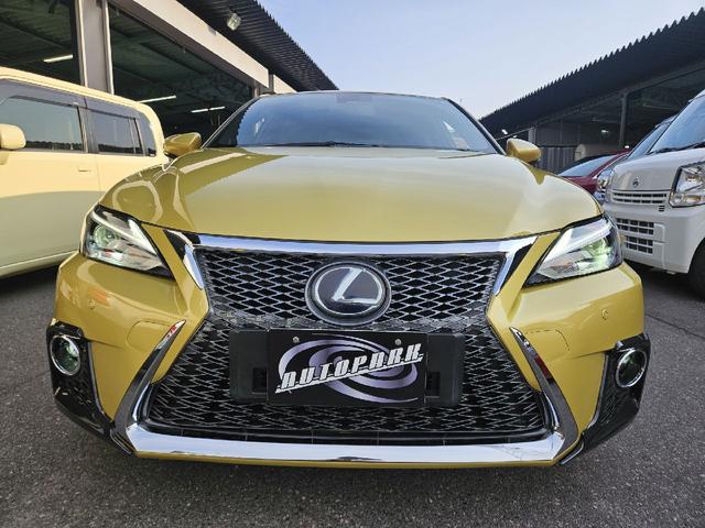 CT CT200h Fスポーツ 後期仕様ヘッドライト 後期仕様テールランプ サンルーフ フレアイエローマイカメタリック Bluetoothオーディオ フルセグTV ETC バックカメラ(9枚目)