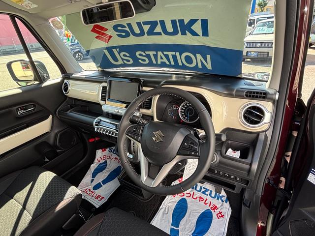 クロスビー ＨＹＢＲＩＤ　ＭＺ　３型　※雹災車両※　元当社試乗車使用　雹による凹みが数か所ございます。恐れ入りますが、必ず現車確認をお願いいたします。　なお、雹害を理由に本体値引き対応はいたしかねます。予めご了承ください。（15枚目）