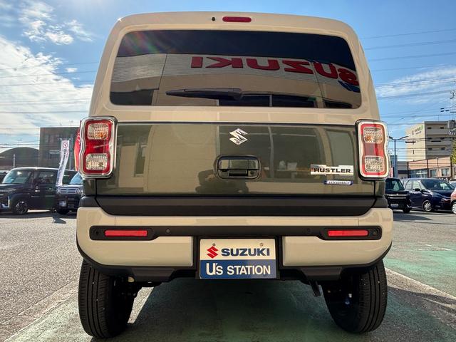 ハスラー ＨＹＢＲＩＤ　Ｘ　３型　スズキコネクト通信対応　全方位カメラ対応９インチメモリーナビ　前席両側シートヒーター　充電ポート　試乗車アップ（75枚目）