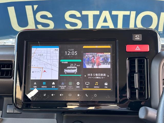 スペーシア ＨＹＢＲＩＤ　Ｇ　２ＷＤ　衝突被害軽減ブレーキシステム　全方位カメラ　９インチメモリーナビゲーション　スマホ連携機能付き　スズキコネクト通信機器対応　プッシュスタート　アイドリングストップ（6枚目）