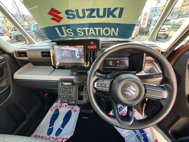 スペーシア ＨＹＢＲＩＤ　Ｇ　２ＷＤ　衝突被害軽減ブレーキシステム　全方位カメラ　９インチメモリーナビゲーション　スマホ連携機能付き　スズキコネクト通信機器対応　プッシュスタート　アイドリングストップ（21枚目）