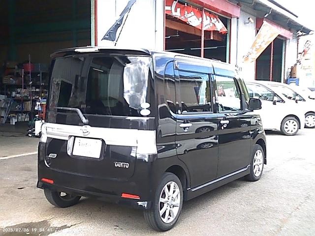 タント カスタムＸフル装備安心保証整備車検２４ヵ月付総額２９，７万円　電動ミラクルオープンドア　メモリーナビ　フルＴＶ　アイドリングストップ　エコアイドル　フルエアロ　フルオートエアコン　スマートキー　フル装備軽自動車安心保証整備車検２４ヵ月付支払総額￥２９７，０００－（3枚目）