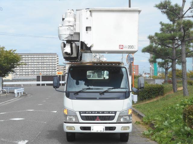 キャンター 　５．２　高床　ＤＸ　ディーゼル　高所作業車　電工仕様　１４．６Ｍ　（ホワイト）（2枚目）