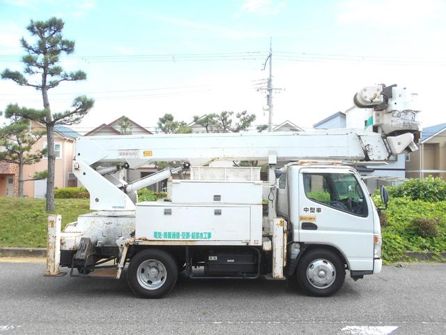 キャンター 　５．２　高床　ＤＸ　ディーゼル　高所作業車　電工仕様　１４．６Ｍ　（ホワイト）（4枚目）