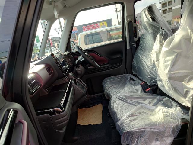 スペーシアカスタム ハイブリッドXS 届出済未使用車 ハイブリッドXS スズキコネクト対応スマートフオン連携メモリーナビゲーション9インチ 全方位モニター LEDヘッド&フオグ スズキセーフテイーサポート マット バイザー ETC(26枚目)