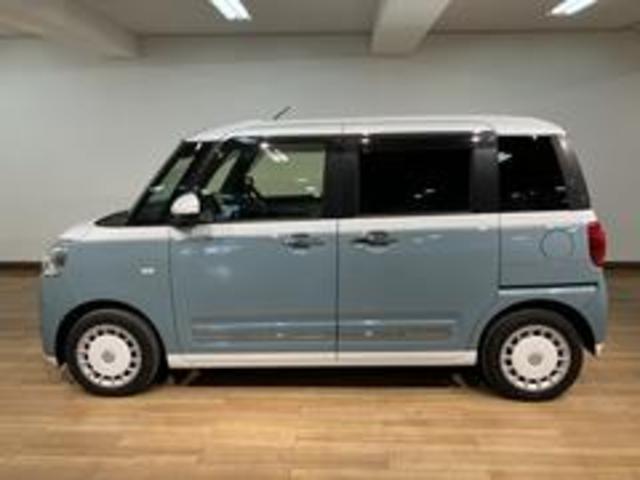 ムーヴキャンバス ストライプスＧ／サポカーＳワイド適合／新車保証継承／電動ＰＢ　新車保証継承　車検整備付　９インチスマホ連携ディスプレイオーディオ　バックカメラ　連動ドラレコ　キーフリー　両側パワースライドドア　前後コーナーセンサー　ＬＥＤヘッドライト　オートライト（7枚目）