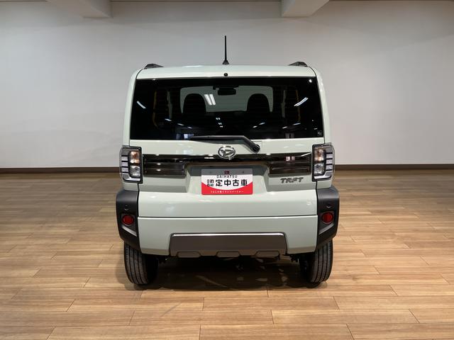 タフト Gターボ ダーククロムベンチャー/サポカーSワイド適合/ 新車保証継承 車検整備付 9インチディスプレイオーディオ パノラマカメラ 前後ドラレコ ETC キーフリー 前席シートヒーター LEDヘッドライト HDMI TVコン 15インチアルミホイール(3枚目)