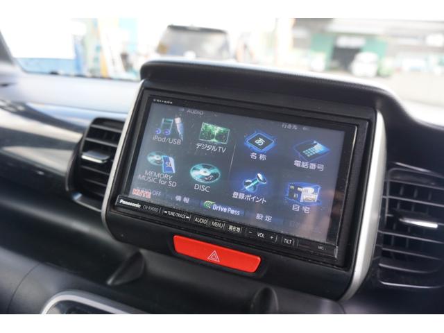 Ｎ－ＢＯＸカスタム Ｇ　ＳＳパッケージ　両側電動スライドドア　スマートキー　社外ナビ　バックカメラ　フルセグＴＶ　ＥＴＣ　ＨＩＤ　オートライト　純正アルミ　オートエアコン（12枚目）