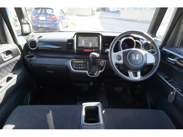 N-BOXカスタム G・Lパッケージ 電動スライドドア 社外ナビ バックカメラ フルセグTV ETC HID オートライト 純正アルミ スマートキー オートエアコン(9枚目)