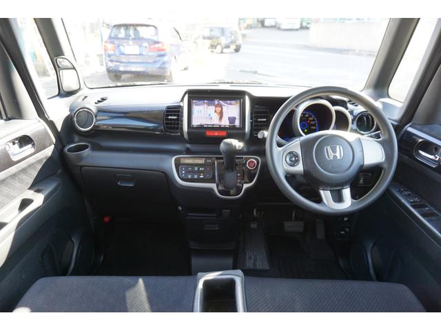 N-BOXカスタム G・Lパッケージ 電動スライドドア スマートキー 社外ナビ TV HID オートライト 純正アルミ(9枚目)