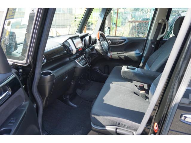 N-BOXカスタム G・Lパッケージ 電動スライドドア スマートキー 社外ナビ TV バックカメラ HID オートライト ETC 社外アルミ フォグライト ステアリングスイッチ(22枚目)