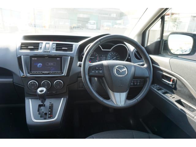 プレマシー ２０Ｓ－スカイアクティブ　両側電動スライドドア　社外ナビ　バックカメラ　フルセグＴＶ　Ｂｌｕｅｔｏｏｔｈオーディオ　スマートキー　ＨＩＤ　オートライト　ＥＴＣ　純正アルミ　オートエアコン　ステアリングスイッチ（10枚目）