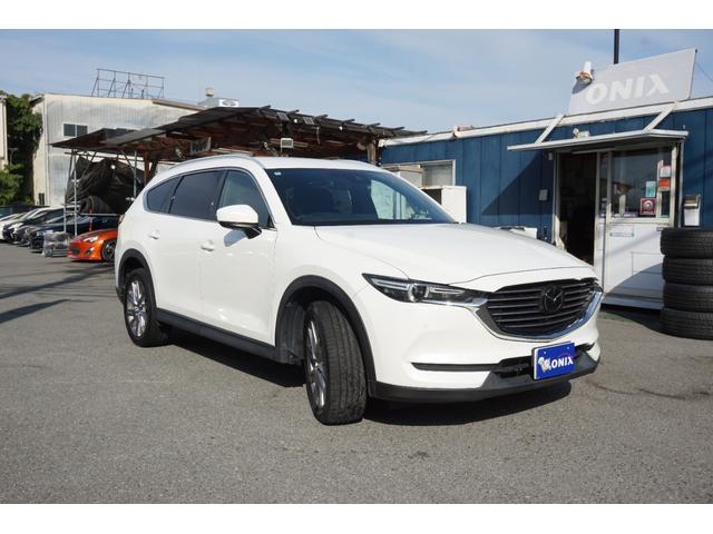 CX-8 XDプロアクティブ 純正ナビ BOSE 360°ビューモニター TV 衝突軽減 レーンキープ BSM Aホールド レーダーC メモリ付Pシート シートヒーター LEDヘッド ETC ドラレコ Pバックドア 純正19AW(3枚目)